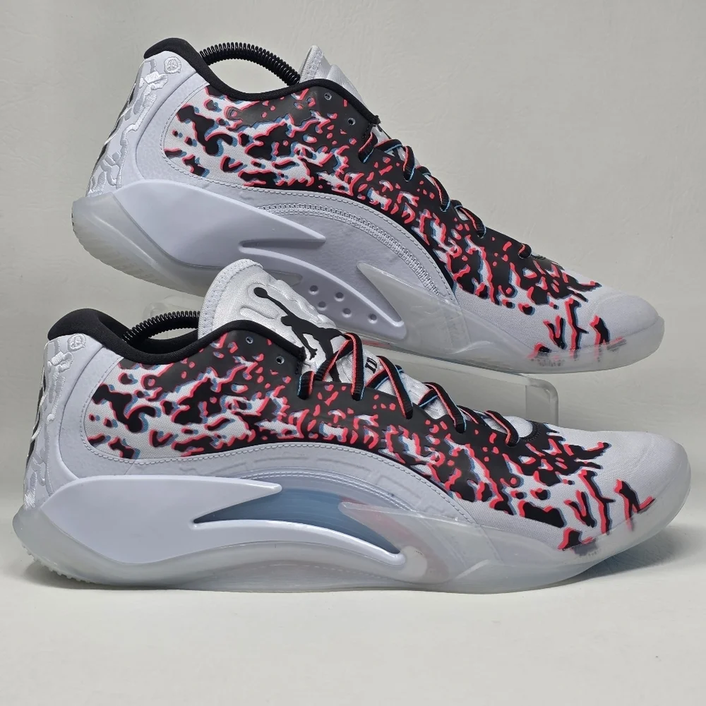 Jordan Zion 3 NRG Men's Basketball Shoes Sneakers Gray Black FZ1318-060 Size 14